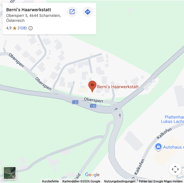 Standort Bernis Haarwerkstatt Scharnstein